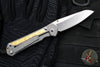 Chris Reeve Small Sebenza 31- Insingo Edge- Glass Blasted Titanium- Box Elder Wood Inlay S31-1126 in CPM MAGNACUT