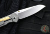 Chris Reeve Small Sebenza 31- Insingo Edge- Glass Blasted Titanium- Box Elder Wood Inlay S31-1126 in CPM MAGNACUT