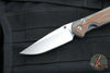 Chris Reeve Small Sebenza 31-Drop Point- Natural Micarta Inlay  S31-1212 in MAGNACUT