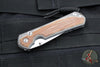 Chris Reeve Small Sebenza 31-Drop Point- Natural Micarta Inlay  S31-1212 in MAGNACUT