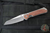 Chris Reeve Small Sebenza 31- Natural Micarta Inlay- Insingo Edge Blade S31-1222 in CPM MAGNACUT