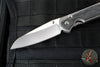 Chris Reeve Small Sebenza 31- Glass Blasted Titanium- Black Micarta Inlay- Insingo Edge Blade S31-1224 in CPM MAGNACUT