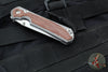 Chris Reeve Small Sebenza 31- Glass Blasted Titanium- Natural Micarta Inlay- Insingo Edge Blade S31-1226 in CPM MAGNACUT