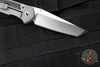 Chris Reeve Small Sebenza 31- Glass Blasted Titanium- Black Micarta Inlay- Tanto Edge Blade S31-1232 in CPM MAGNACUT