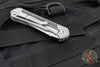 Chris Reeve Small Sebenza 31- Glass Blasted Titanium- Black Micarta Inlay- Tanto Edge Blade S31-1232 in CPM MAGNACUT