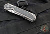 Chris Reeve Small Sebenza 31- Glass Blasted Titanium- Black Micarta Inlay- Tanto Edge Blade S31-1232 in CPM MAGNACUT