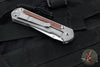 Chris Reeve Small Sebenza 31- Glass Blasted Titanium- Natural Micarta Inlay- Tanto Edge Blade S31-1234 in CPM MAGNACUT