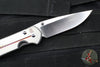 Chris Reeve Small Sebenza 31- LEFT HANDED- Drop Point- Unique Graphics- With Amethyst Cabochon- Magnacut Blade S31-1409-0136