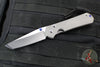 Chris Reeve Small Sebenza 31- Tanto Edge- Glass Blasted Titanium- Stonewash Magnacut Blade S31-1687