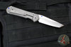 Chris Reeve Small Sebenza 31- Tanto Edge- Glass Blasted Titanium- Stonewash Magnacut Blade S31-1687