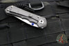 Chris Reeve Small Inkosi- Tanto Edge- Stonewash Finished Blade SIN-1042 In Magnacut Steel