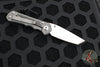 Chris Reeve Small Inkosi- Tanto Edge- Black Canvas Micarta Inlay SIN-1044 Magnacut Steel