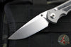 Chris Reeve Small Inkosi- Glass Blasted Titanium Finish- Black Canvas Micarta Inlay- Drop Point Magnacut Steel Blade SIN-1116