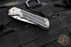 Chris Reeve Small Inkosi- Glass Blasted Titanium Finish- Black Canvas Micarta Inlay- Drop Point Magnacut Steel Blade SIN-1116