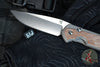 Chris Reeve Large Sebenza 31- Natural Micarta Inlay- Drop Point Blade L31-1212 In Magnacut