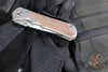 Chris Reeve- Large Inkosi- Tanto Edge- Glass Blasted Titanium Handle- Natural Micarta Inlays- Magnacut Steel Blade LIN-1134
