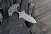 RMJ Tactical BUB- Back Up Push Dagger- Double Edge- Graphite Black Finished Magnacut Steel- Black G-10