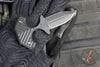 RMJ Tactical BUB- Back Up Push Dagger- Double Edge- Graphite Black Finished Magnacut Steel- Black G-10