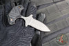 RMJ Tactical BUB- Back Up Push Dagger- Double Edge- Tungsten Finished Magnacut Steel- Black G-10