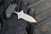 RMJ Tactical BUB- Back Up Push Dagger- Double Edge- Tungsten Finished Magnacut Steel- Black G-10