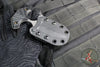 RMJ Tactical BUB- Back Up Push Dagger- Double Edge- Tungsten Finished Magnacut Steel- Black G-10
