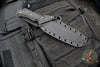 RMJ Tactical- Combat Asia Fixed Blade Combat Knife- Various G-10 Handle- Tungsten Finished Blade