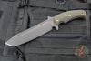 RMJ Tactical- Combat Asia Fixed Blade Combat Knife- Various G-10 Handle- Tungsten Finished Blade