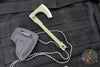 RMJ Mortifer- Neck Micro Tomahawk- Necklace- Keychain- Crocodile Green Finished