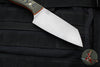 RMJ Osprey- EDC Kitchen Knife- Blaze Olive G-10 Handle- Stonewash Blade