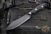 RMJ Tactical- Ratatosk Fixed Blade Knife- Black G-10 Scale- Graphite Black Finished Blade- Blue Or Bronze Hardware