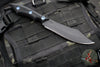 RMJ Tactical- Ratatosk Fixed Blade Knife- Black G-10 Scale- Graphite Black Finished Blade- Blue Or Bronze Hardware