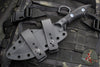 RMJ Tactical- Ratatosk Fixed Blade Knife- Black G-10 Scale- Graphite Black Finished Blade- Blue Or Bronze Hardware