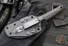 RMJ Unmei Fixed Blade Knife- Midnight Bronze Finished-  Black G-10 Handle