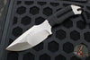Jon Sorensen Custom Fixed Blade- Drifter- Nightmare Grind- Fume Blue Finish- Hammered Flats- Black Cord Wrapped