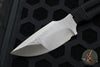 Jon Sorensen Custom Fixed Blade- Drifter- Nightmare Grind- Fume Blue Finish- Hammered Flats- Black Cord Wrapped