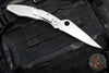 Spyderco Police Folding Knife- Stainless Steel Handle- Spear Point Satin Blade C07P