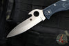 Spyderco Endura- Emerson Opener- Dark Gray Handle- Satin Plain Edge Blade C10PGYW