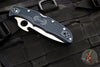 Spyderco Endura- Emerson Opener- Dark Gray Handle- Satin Plain Edge Blade C10PGYW