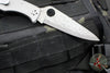 Spyderco Endura- Titanium Handles- Damascus Plain Edge Blade C10TIPD