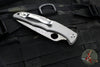 Spyderco Endura- Titanium Handles- Damascus Plain Edge Blade C10TIPD