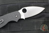 Spyderco Sage 6 Button Lock Folder- Carbon Fiber/Black G-10 Handle- Satin CPM S90V Blade C123CFBCLS90VP