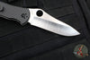 Spyderco Bradley 2 Folder- Drop Point- Carbon Fiber Handle- Satin Blade C134CFP2