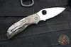 Spyderco Chaparral Raffir Noble Designed Handle Satin Flat Ground Lockback Knife C152RNP