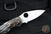 Spyderco Chaparral Raffir Noble Designed Handle Satin Flat Ground Lockback Knife C152RNP