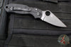 Spyderco Para 3 Salt Compression Lock Folder- Black Textured G-10 Handle- Black Magnacut Steel Blade C223GMCBKP