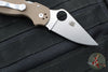 Spyderco Para 3 Folder- Brown G-10 Handle- Stonewash CPM 15V Steel C223GPBN15V