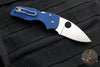 Spyderco Lil' Native- Cobalt Blue G-10 Handle- Satin Flat Ground SPY27 Blade C230GPCBL