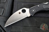 Spyderco Endela Folder Black FRN Handle Satin Wharncliffe Flat Ground Blade C243FPWCBK