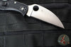 Spyderco Endela Folder Black FRN Handle Satin Wharncliffe Flat Ground Blade C243FPWCBK
