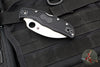 Spyderco Endela Folder Black FRN Handle Satin Wharncliffe Flat Ground Blade C243FPWCBK
